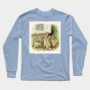 The Tale of the Flopsy Bunnies - Beatrix Potter Long Sleeve T-Shirt